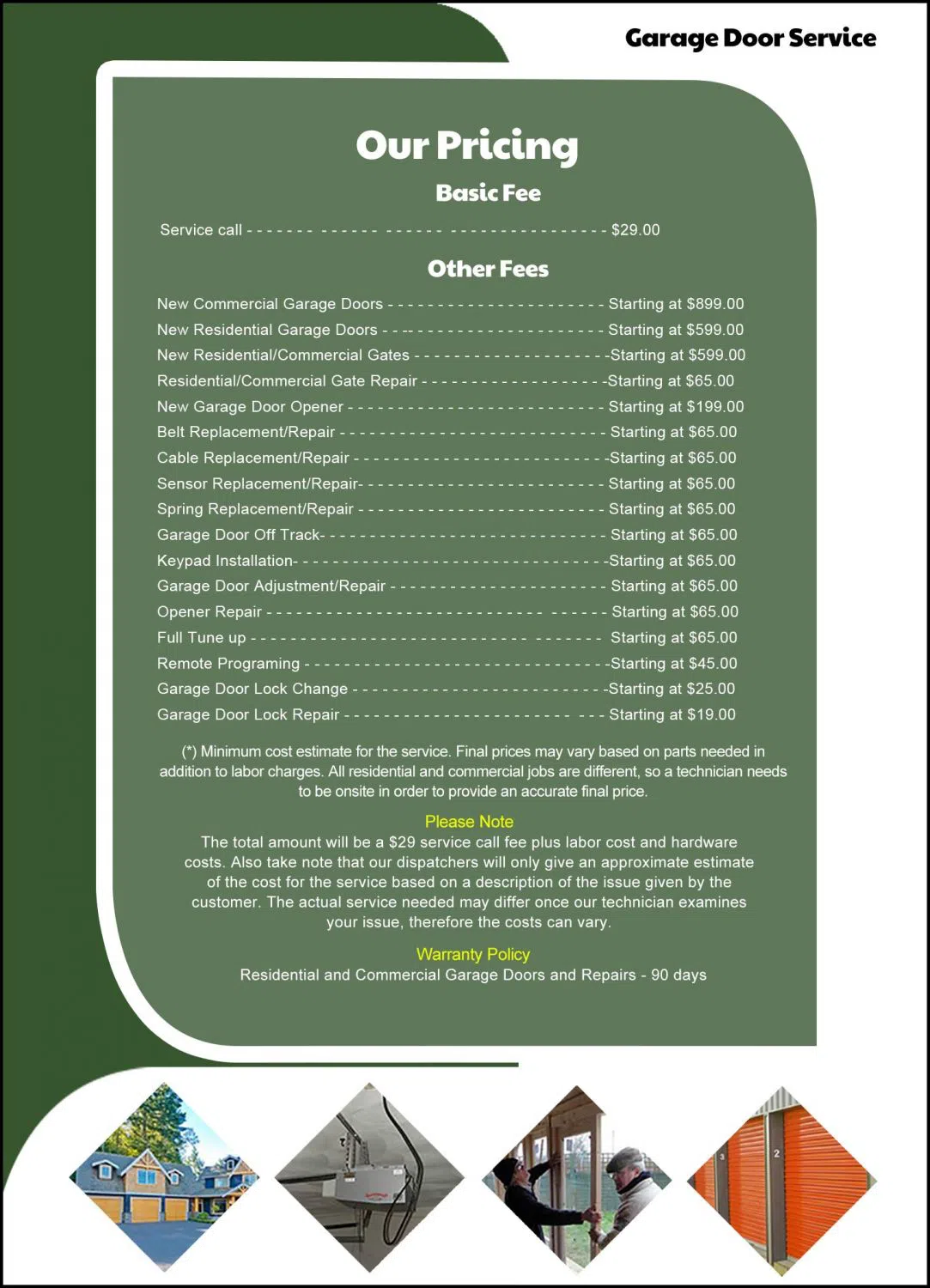 Metro Garage Door Service Conroe, TX 936-247-2156